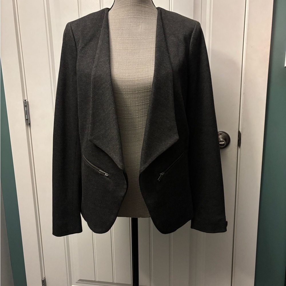 Vintage Y2K Reitmans Grey Blazer Classic Tailored Suit Jacket